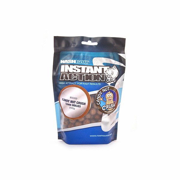 NEW Nash Instant Action Boilies Candy Nut Crush 200grozmiar 12 mm / 200g - MPN: B3302 - EAN: 5055108833024
