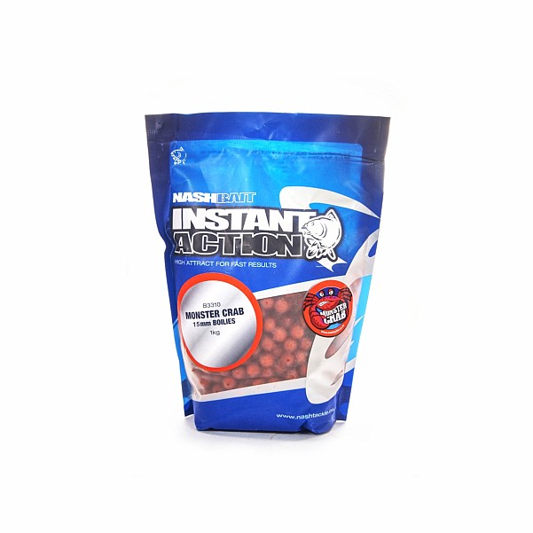 NEW Nash Instant Action Monster Crab Bottom Bait 1 kgrozmiar 15 mm / 1kg - MPN: B3518 - EAN: 5055108835189