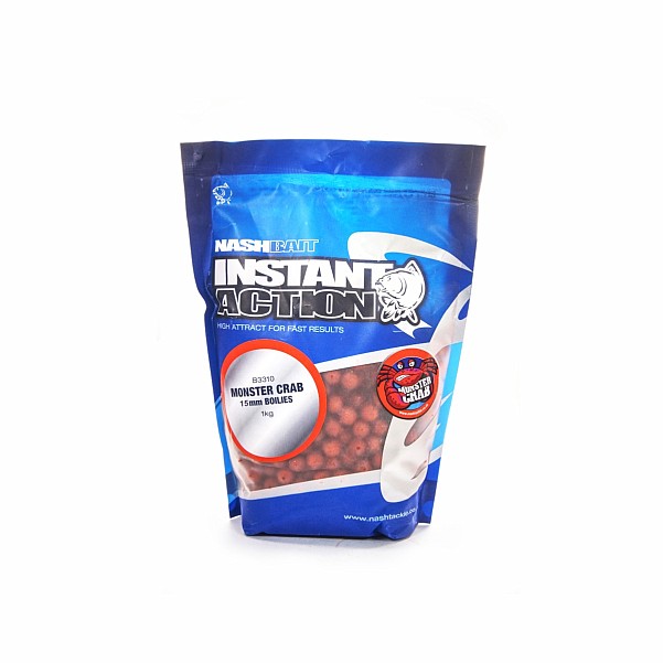 NEW Nash Instant Action Monster Crab Bottom Bait 1 kgrozmiar 15 mm / 1kg - MPN: B3518 - EAN: 5055108835189