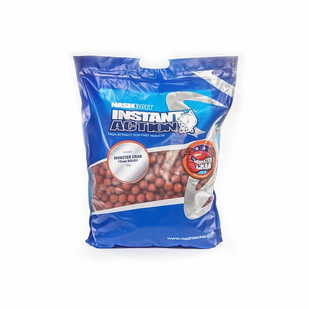 NEW Nash Instant Action Monster Crab Bottom Bait 5kgtaille 18 mm / 5 kg - MPN: B3340 - EAN: 5055108833406