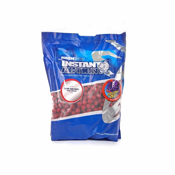 NEW Nash Instant Action Squid & Krill Bottom Bait 5 kgrozmiar 18 mm / 5kg - MPN: B3341 - EAN: 5055108833413