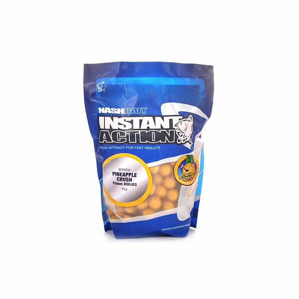 NEW Nash Instant Action Boilies Pineapple Crush 1 kgrozmiar 20 mm / 1kg - MPN: B3524 - EAN: 5055108835240