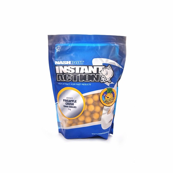 NEW Nash Instant Action Boilies Pineapple Crush 1 kgrozmiar 18 mm / 1kg - MPN: B3323 - EAN: 5055108833239