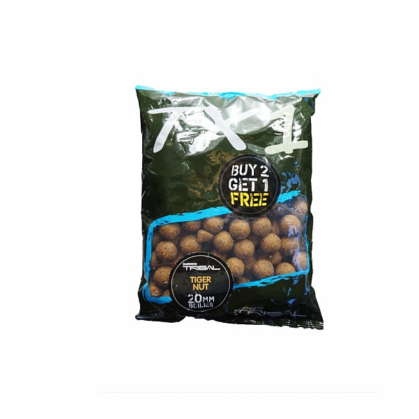 Shimano Tribal TX1 Boilies - Tiger Nut - 1 kgtaille 20 mm - MPN: TX1TNB201000 - EAN: 8717009851206