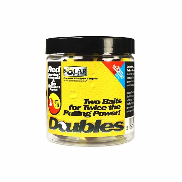 NEW Solar Red Herring & Top Banana Double Wafter Hookbaits 16/20 мм