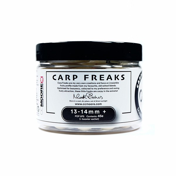 NEW CcMoore Carp Freaks Pop Ups WhiteGröße 13/14 mm - MPN: 90418 - EAN: 634158556159