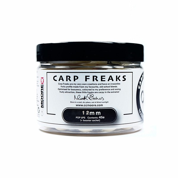 NEW CcMoore Carp Freaks Pop Ups WhiteGröße 12 mm - MPN: 90016 - EAN: 634158556142