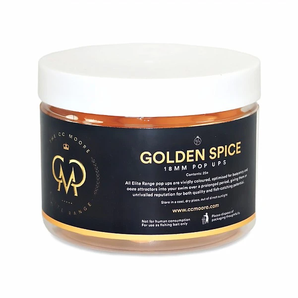 CcMoore Elite Golden Spice Pop Ups 18 mm