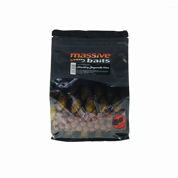MassiveBaits Special Boilies - Strawberry Bergamotta  14mm / 1 kg