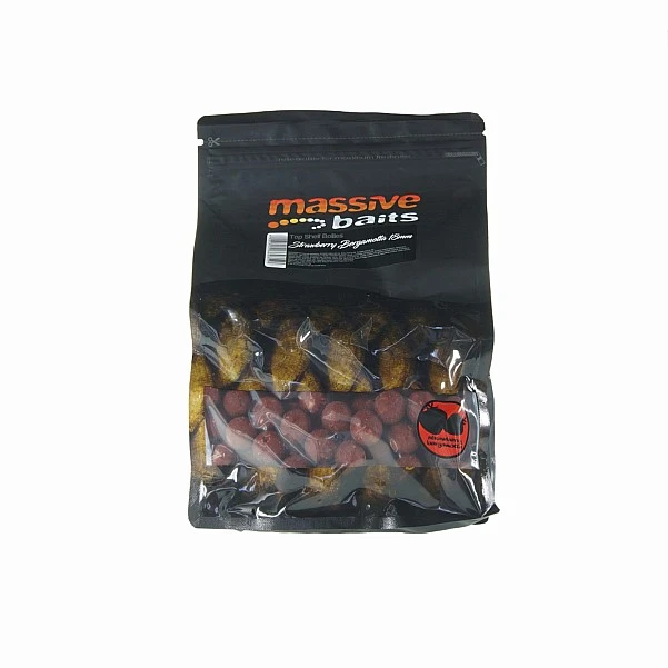 MassiveBaits Special Boilies - Strawberry Bergamotta  18mm / 1 kg