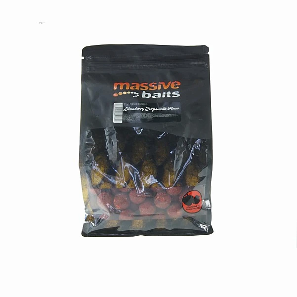 MassiveBaits Special Boilies - Strawberry Bergamotta  24mm / 1 kg