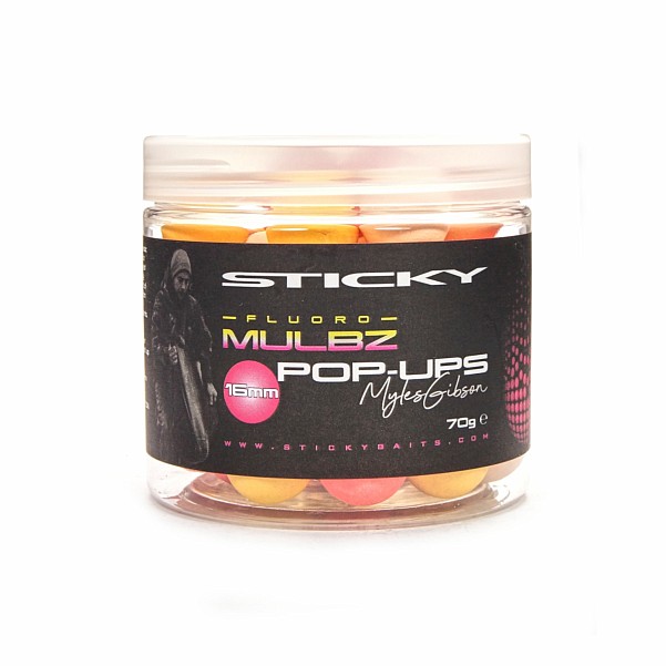 StickyBaits Pop-Ups Fluoro - Mulbz dydis 16 mm - MPN: MBFP16 - EAN: 71570686966