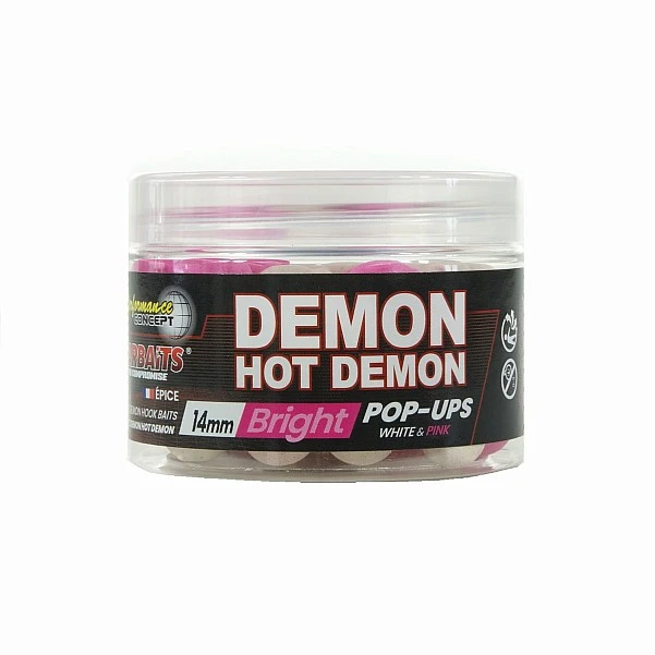 NEW Starbaits Performance FLUO Pop-Ups - Hot Demon 14 mm/50g