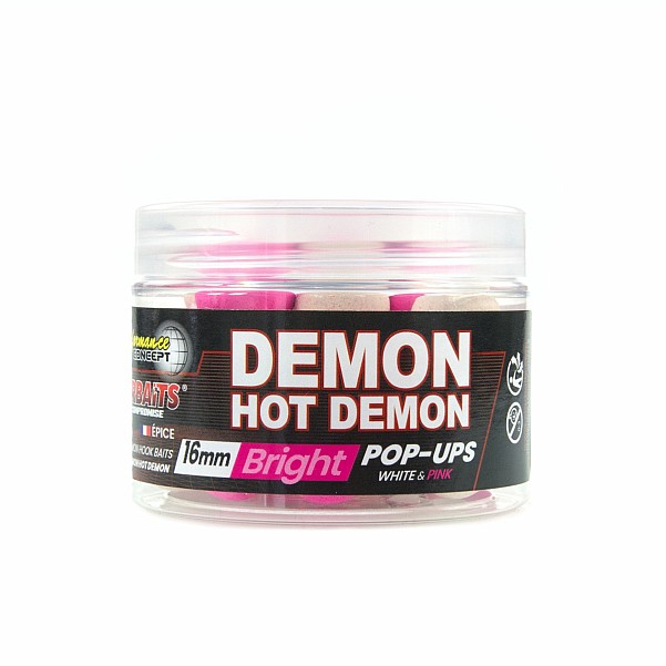 NEW Starbaits Performance FLUO Pop-Ups - Hot Demonméret 16 mm/50g - MPN: 82098 - EAN: 3297830820985