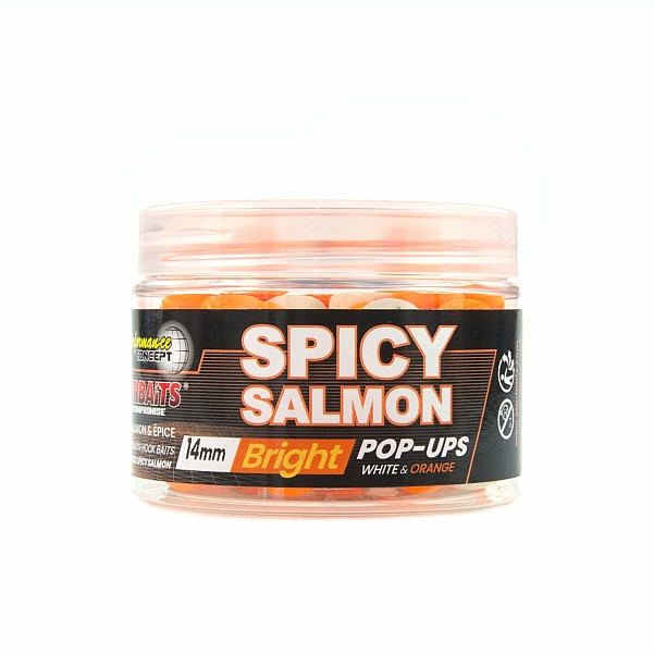 Starbaits Fluo Pop-Up - Spicy Salmonsize 14mm/50g - MPN: 83241 - EAN: 3297830832414