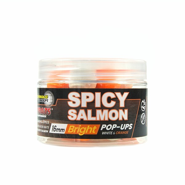 Starbaits Fluo Pop-Up - Spicy Salmondydis 16mm/50g - MPN: 83242 - EAN: 3297830832421
