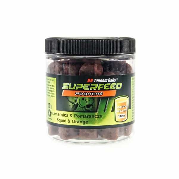 TandemBaits SuperFeed Hook Fatty Pellet  - Kałamarnica & Pomarańcza 14 mm