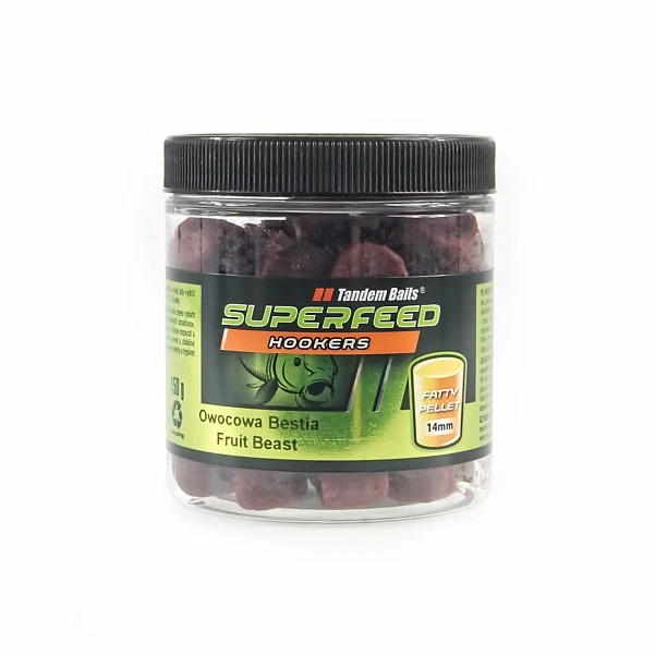 TandemBaits SuperFeed Hook Fatty Pellet  - Owocowa Bestia 14 mm