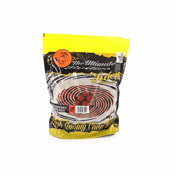 NEW UltimateProducts Juicy Series Strawberry-Robin Red Boilies 18 mm / 1 kg