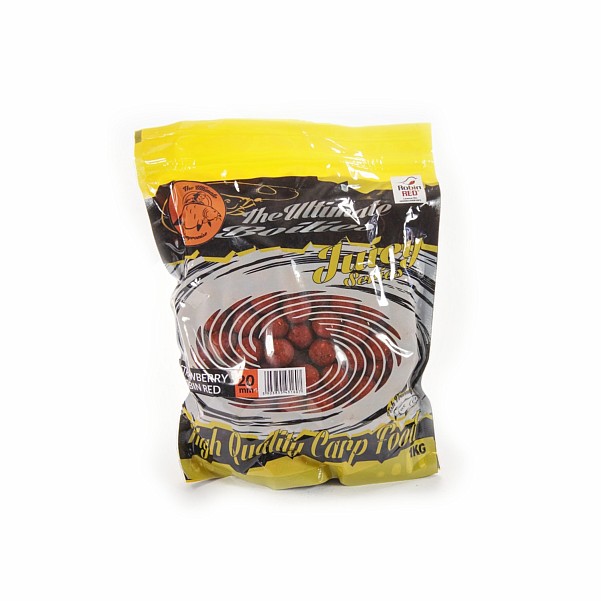 NEW UltimateProducts Juicy Series Strawberry-Robin Red Boiliesrozmiar 20 mm / 1 kg - EAN: 5903855431607