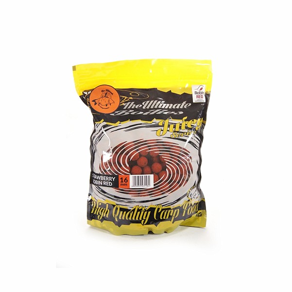NEW UltimateProducts Juicy Series Strawberry-Robin Red BoiliesGröße 16 mm / 1 kg - EAN: 5903855431584