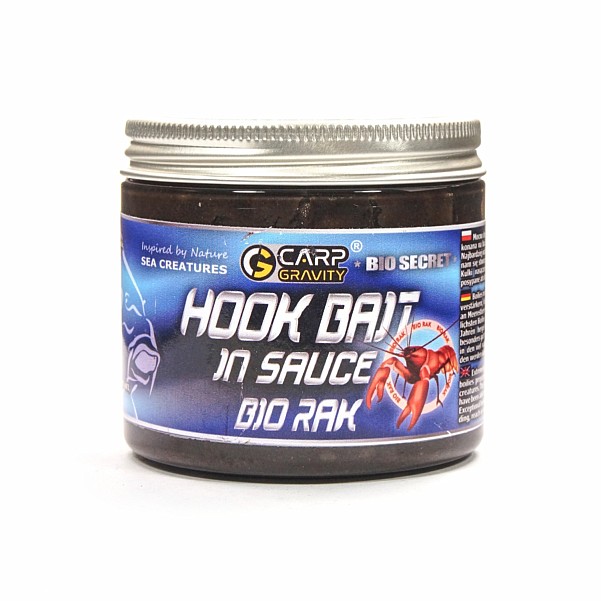 Carp Gravity Hookbaits in Sauce - Bio Raktaille 18mm / 200ml - MPN: HBA002 - EAN: 200000059798
