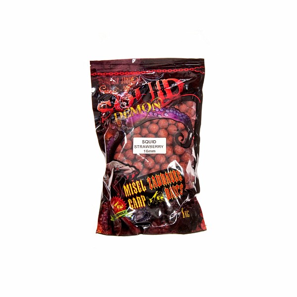 Misel Zadravec Squid Demon Squid Strawberry Boiliesméret 16mm / 1kg - MPN: 0007932 - EAN: 200000060596