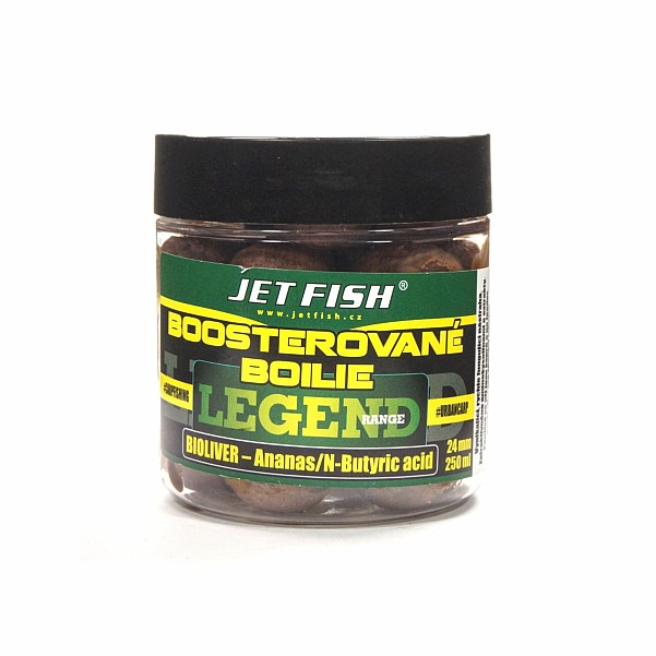 Jetfish Legend Boosted Boilies Bioliver – Pineapple / N-Butyric Acidmisurare 24mm - MPN: 000253 - EAN: 00002530