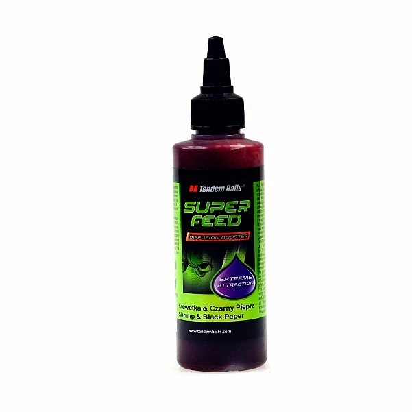 TandemBaits SuperFeed Diffusion Booster Krewetka & Czarny Pieprz 100ml