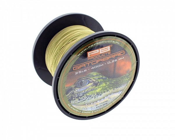 PB Gator Braid 2 Tonetaper 25lb / 0.26mm (400m) - MPN: 11511 - EAN: 8717524115111