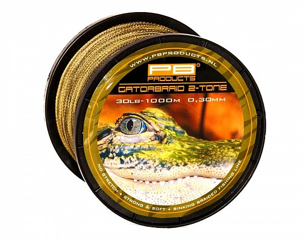 PB Gator Braid 2 ToneTyp 30lb / 0.30mm (1000m) - MPN: 11503 - EAN: 8717524092115