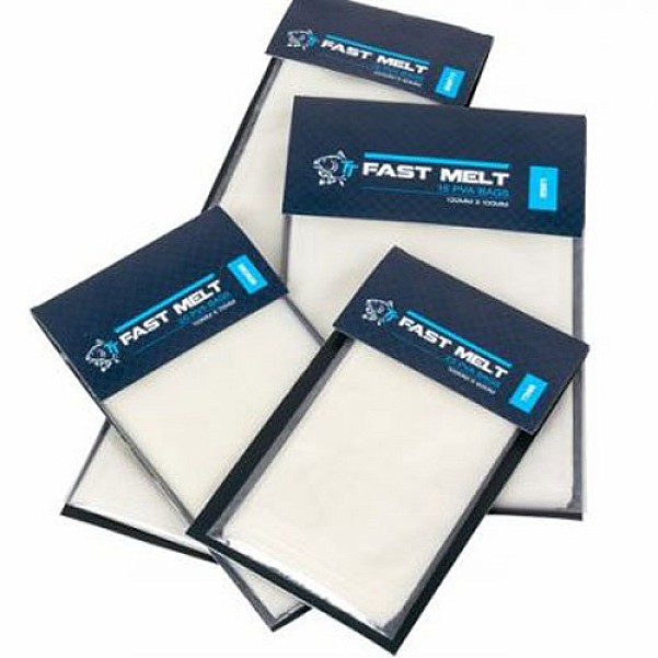 Nash Fast Melt PVA Bags Largetaille 130 x 100 mm - MPN: T8642 - EAN: 5055108986423
