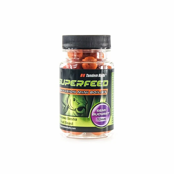 TandemBaits SuperFeed Diffusion Boilies  - Фруктова Бестія 12 мм / 35г