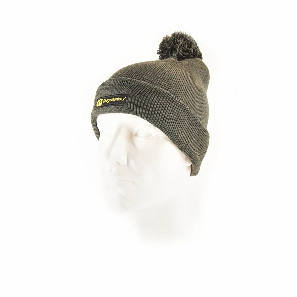 RidgeMonkey APEarel Bobble Beanie Hat Green uniwersalny