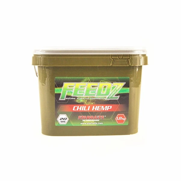 Starbaits FEEDZ Boilies - Chilli Hemp  20 мм / 1,8 кг