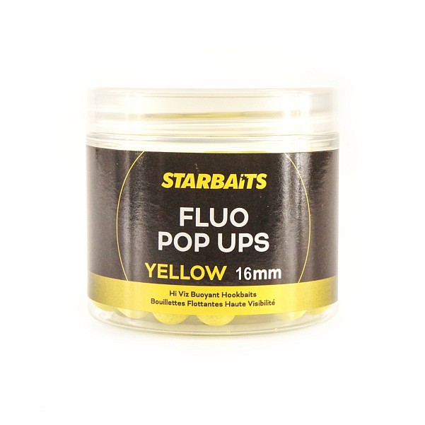 Starbaits Fluo Pop-Up Yellow dydis 16 mm - MPN: 16174 - EAN: 3297830161743