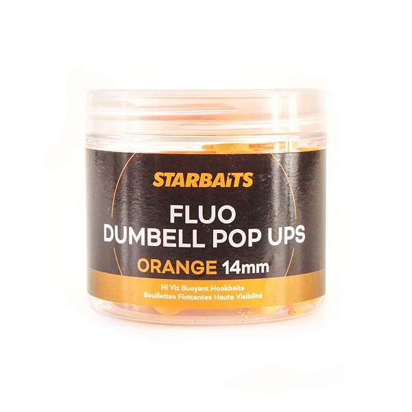 Starbaits Fluo Dumbell Pop-Up Orange taille 14mm - MPN: 52714 - EAN: 3297830527143