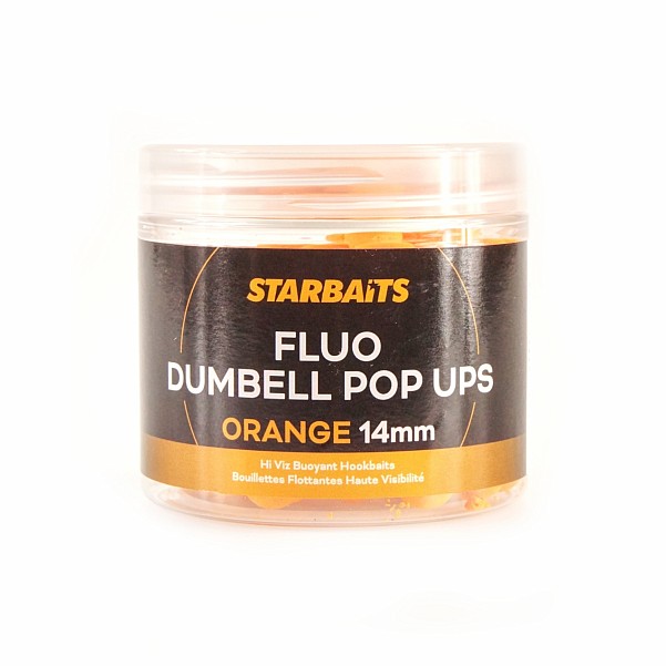 Starbaits Fluo Dumbell Pop-Up Orange size 14mm - MPN: 52714 - EAN: 3297830527143