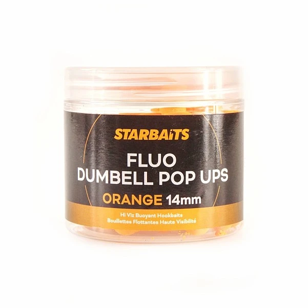 Starbaits Fluo Dumbell Pop-Up Orange  14mm