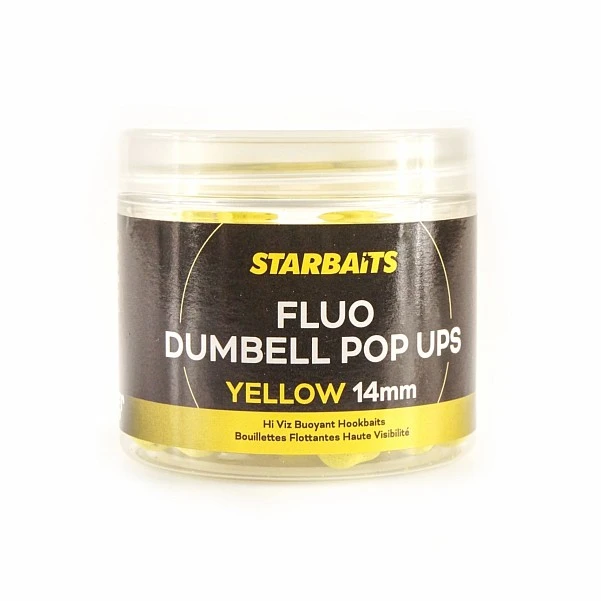Starbaits Fluo Dumbell Pop-Up Yellow 14mm