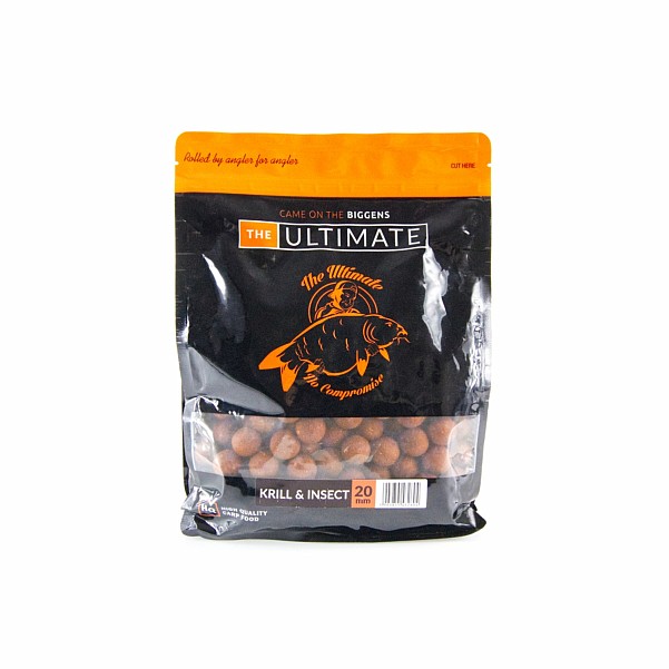 UltimateProducts Top Range Boilies - Krill Insecttamaño 20 mm / 1 kg - EAN: 5903855432734