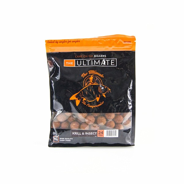 UltimateProducts Top Range Boilies - Krill Insectvelikost 24 mm / 1 kg - EAN: 5903855432741
