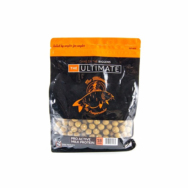 UltimateProducts Top Range Protein Boilies - Pro Active MilkGröße 18 mm / 1 kg - EAN: 5903855432598