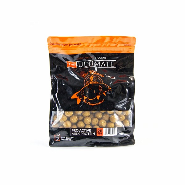 UltimateProducts Top Range Protein Boilies - Pro Active MilkGröße 20 mm / 1 kg - EAN: 5903855432604