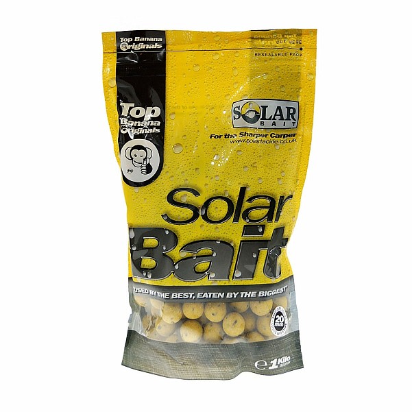 NEW SOLAR Shelf Life Boilies Top Bananarozmiar 15 mm / 1 kg - MPN: STB41 - EAN: 5055681502614