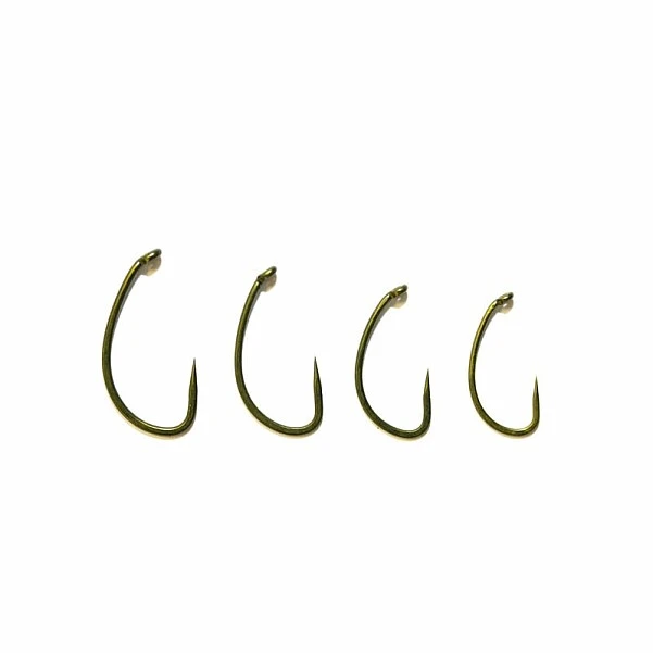 Avid Carp CRV Curved Shank Barbless Hooks 6
