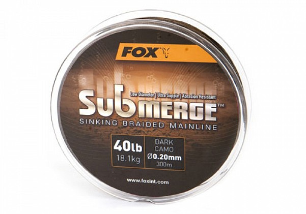 Fox Submerge Sinking Braided Mainlinemodell 40lb/300m - MPN: CBL010 - EAN: 5055350252055