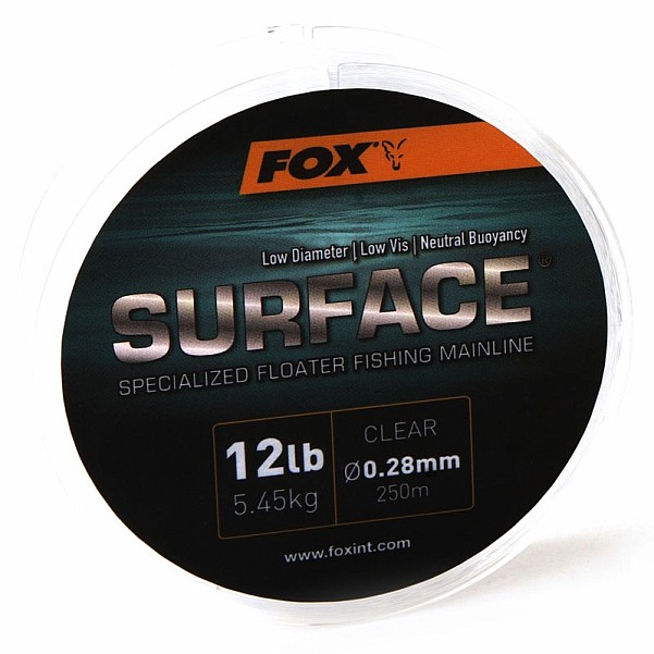 Fox Surface Floater Mainlinetaper 0,28 mm / 12 lb - MPN: CML128 - EAN: 5055350252529