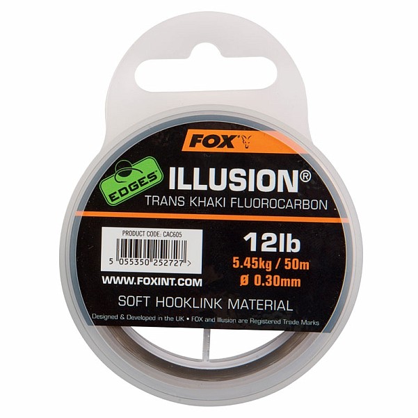 Fox Edges Illusion Softtípus 0,30mm / 12 lb - MPN: CAC605 - EAN: 5055350252727