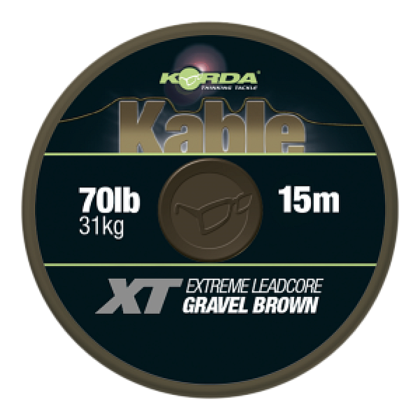 Korda Kable XT Extreme Leadcorecolor Gravel Brown - MPN: KABXTB - EAN: 5060062119398